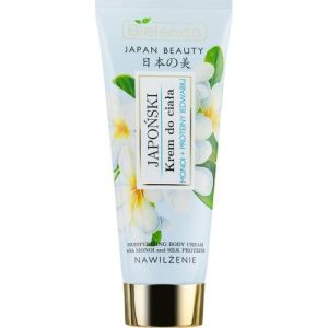 Bielenda Japan Beauty Moisturizing Body Cream - Крем для тела "Масло монои + протеины шелка", 200 мл.