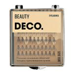 Пучки ресниц `DECO.` с плоским основанием (mix size)