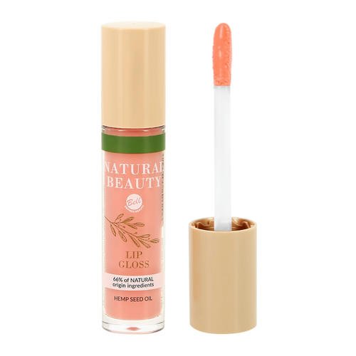 Блеск для губ `BELL` `NATURAL BEAUTY` NATURAL BEAUTY LIP GLOSS тон 02 peach gloss увлажняющий с маслом — изображение 2