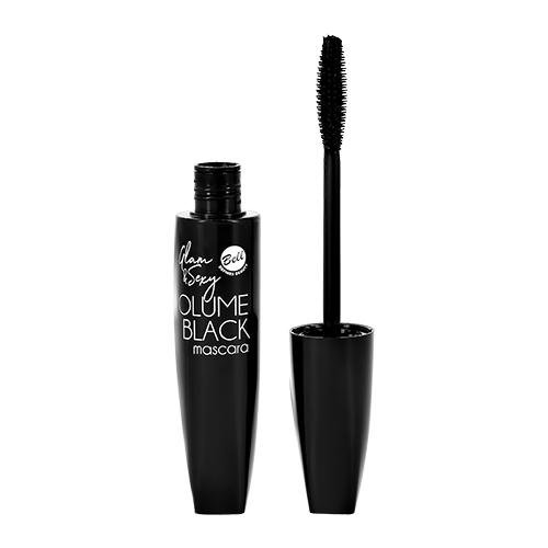 Тушь для ресниц `BELL` GLAM & SEXY VOLUME BLACK MASCARA тон 001 черная экстремальный объем — изображение 2