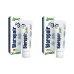 Биорепейр Набор Junior Mint Детская зубная паста с витамином Е и ароматом сладкой мяты 75 мл*2 штуки (Biorepair, Детская гамма)