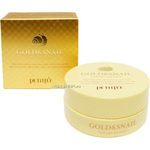 Dr.Cellio Gold Snail Deep Moisture Eye Patch Патчи для кожи вокруг глаз глубокоувлажняющие с золотом и муцином улитки