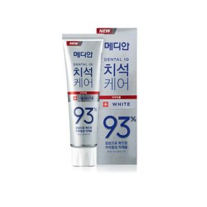 Median Toothpaste White (Белая) Зубная паста для бережного отбеливания, удаления налета и оздоровления зубов со вкусом мяты