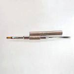 All-for-nails, Кисть для полигеля #04 овал+спатула, 1 шт