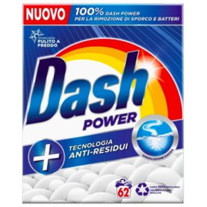 Стиральный универсальный порошок Dash Power anti-residui 62 цикла