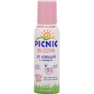 Аэрозоль Picnic Baby от клещей и комаров 1 шт