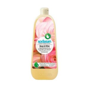 Жидкое мыло тонизирующее с розовым и оливковым маслами, Sodasan Liquid Rose-Olive