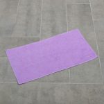 Насадка для плоской швабры с зажимом-бабочкой Доляна, 40x21 см, микрофибра, цвет сиреневый