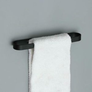 Держатель для полотенец Штольц St_lz, 23x5,5 см, цвет чёрный