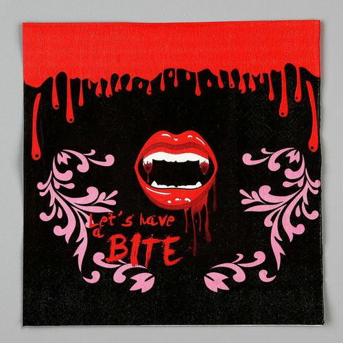 Салфетки бумажные «Губы», в наборе 20 шт — изображение 2