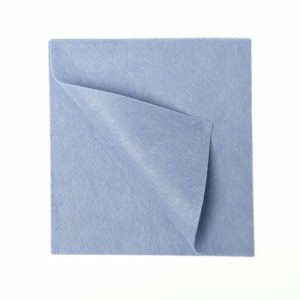 Набор салфеток универсальных 38x40 см, вискоза, 140 гр/м2, 5 шт, синяя
