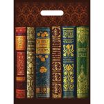Пакет "Книги" полиэтиленовый с вырубной ручкой, 50 мкм, 30 х 40 см - 50 шт.